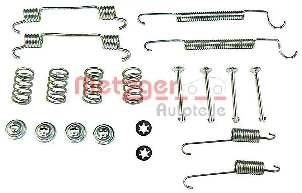 Handler.Part Accessory kit, brake shoes METZGER 1050873 1