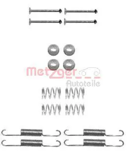 Handler.Part Accessory kit, parking brake shoes METZGER 1050880 1