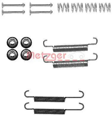 Handler.Part Accessory kit, parking brake shoes METZGER 1050893 1