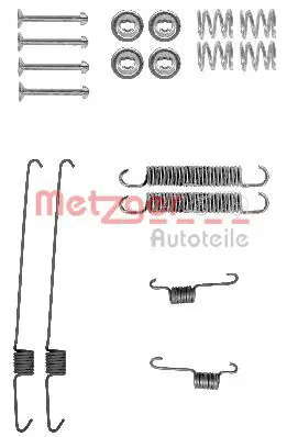 Handler.Part Accessory kit, brake shoes METZGER 1050001 1