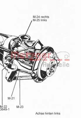 Handler.Part Rod/strut, wheel suspension METZGER 53034019 2