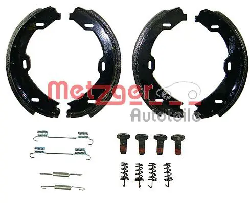 Handler.Part Brake shoe set, parking brake METZGER KR978 1