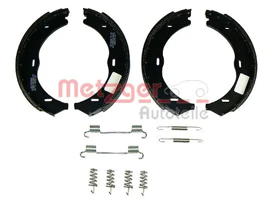 Handler.Part Brake shoe set, parking brake METZGER KR989 1