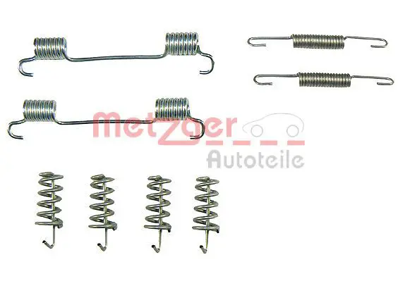 Handler.Part Brake shoe set, parking brake METZGER KR989 3