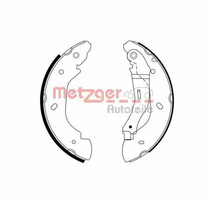 Handler.Part Brake shoe set METZGER MG966 1