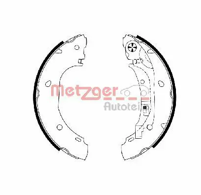 Handler.Part Brake shoe set METZGER MG988 1