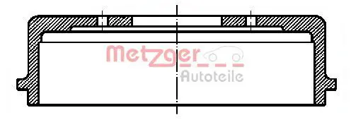 Handler.Part Brake drum METZGER BT239 1