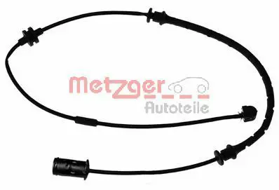 Handler.Part Warning contact, brake pad wear METZGER WK17048 1