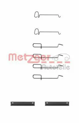 Handler.Part Accessory kit, disc brake pads METZGER 1091070 1