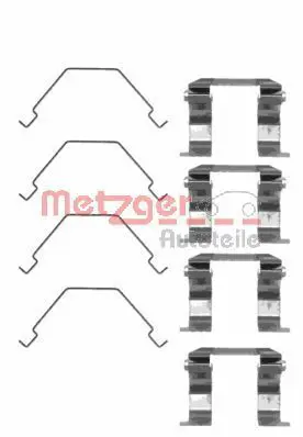 Handler.Part Accessory kit, disc brake pads METZGER 1091158 1