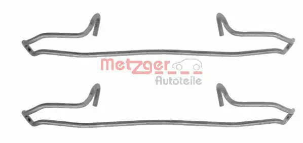 Handler.Part Accessory kit, disc brake pads METZGER 1091159 1