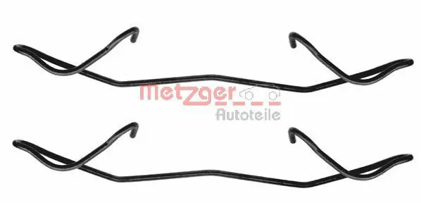 Handler.Part Accessory kit, disc brake pads METZGER 1091180 1