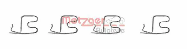 Handler.Part Accessory kit, disc brake pads METZGER 1091219 1