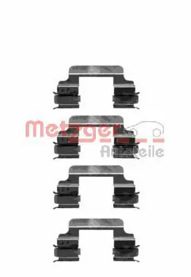 Handler.Part Accessory kit, disc brake pads METZGER 1091231 1