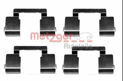 Handler.Part Accessory kit, disc brake pads METZGER 1091609 1