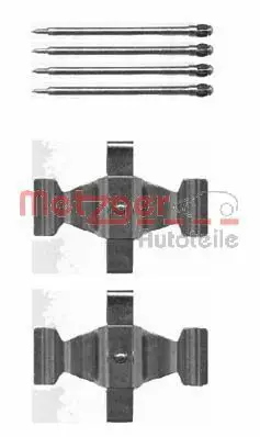 Handler.Part Accessory kit, disc brake pads METZGER 1091636 1