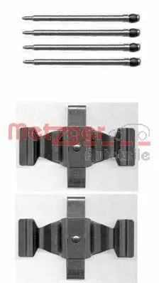 Handler.Part Accessory kit, disc brake pads METZGER 1091643 1