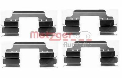 Handler.Part Accessory kit, disc brake pads METZGER 1091648 1