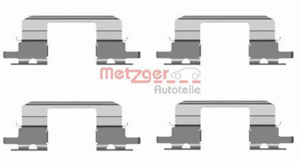 Handler.Part Accessory kit, disc brake pads METZGER 1091672 1