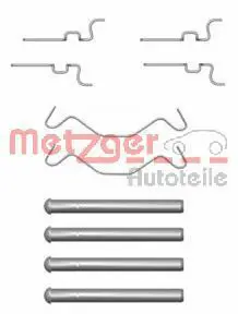 Handler.Part Accessory kit, disc brake pads METZGER 1091683 1