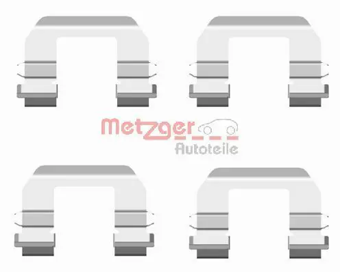 Handler.Part Accessory kit, disc brake pads METZGER 1091693 1