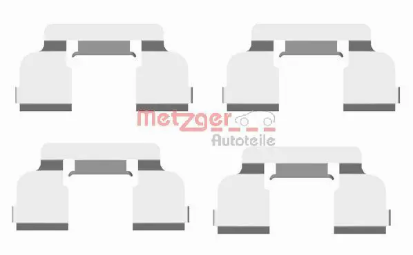 Handler.Part Accessory kit, disc brake pads METZGER 1091698 1