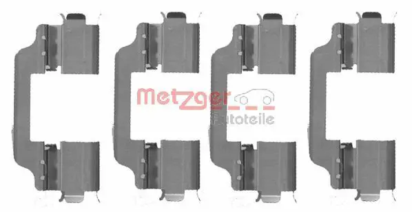 Handler.Part Accessory kit, disc brake pads METZGER 1091707 1