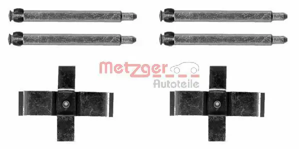 Handler.Part Accessory kit, disc brake pads METZGER 1091713 1