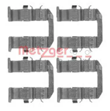 Handler.Part Accessory kit, disc brake pads METZGER 1091758 1