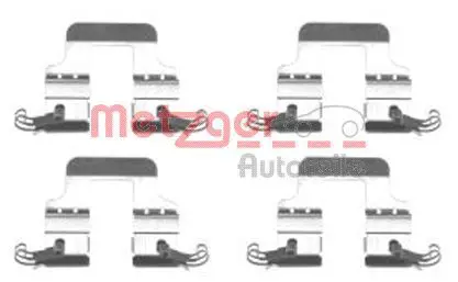 Handler.Part Accessory kit, disc brake pads METZGER 1091766 1