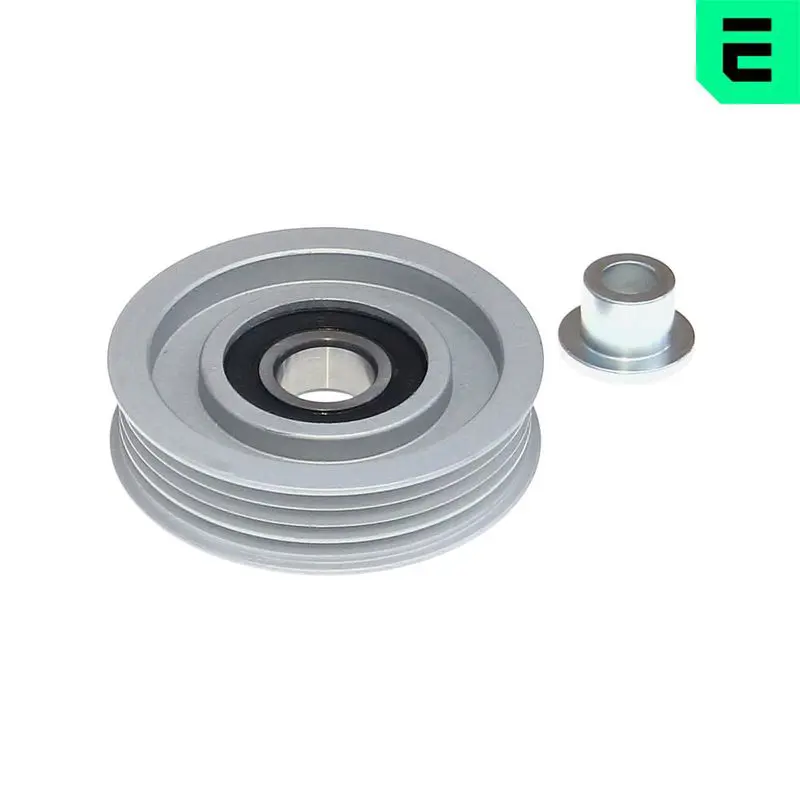 Handler.Part Deflection/guide pulley, v-ribbed belt OPTIMAL 0N2102 1