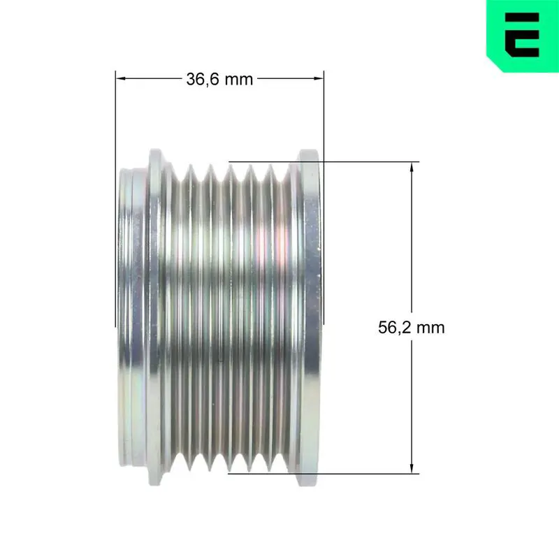 Handler.Part Alternator freewheel clutch OPTIMAL F51016 3