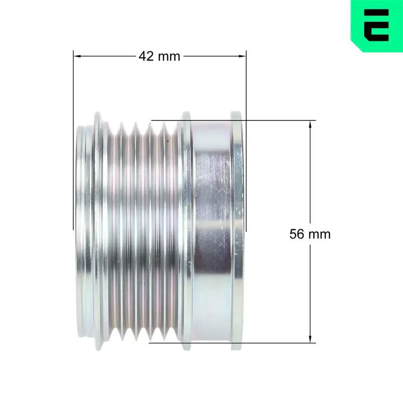 Handler.Part Alternator freewheel clutch OPTIMAL F51076 3