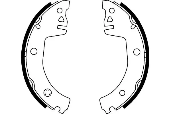 Handler.Part Brake shoe set MAPCO 8913 1