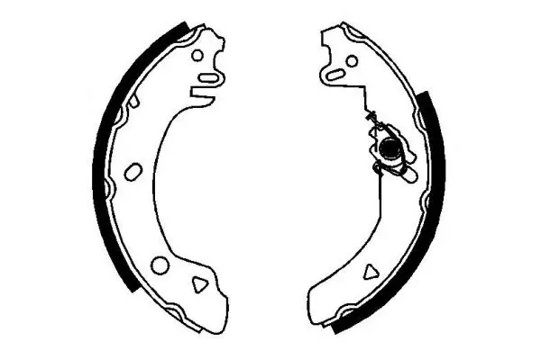 Handler.Part Brake shoe set MAPCO 8826 1