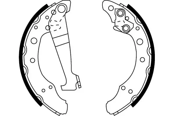 Handler.Part Brake shoe set MAPCO 8778 1