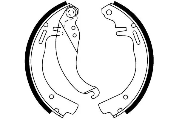 Handler.Part Brake shoe set MAPCO 8791 1