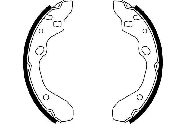 Handler.Part Brake shoe set MAPCO 8512 1