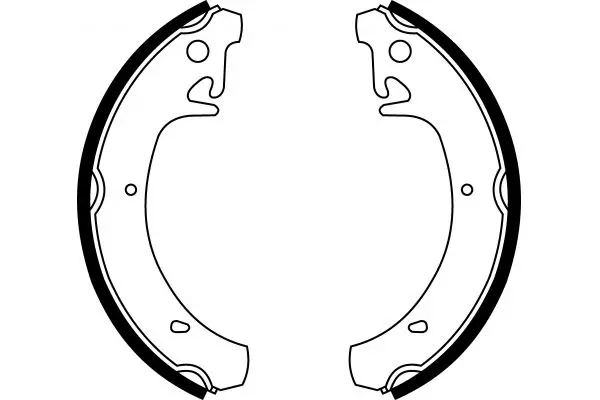 Handler.Part Brake shoe set MAPCO 8021 1