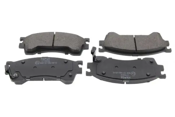 Handler.Part Brake pad set, disc brake MAPCO 6657 1