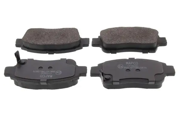 Handler.Part Brake pad set, disc brake MAPCO 6525 1