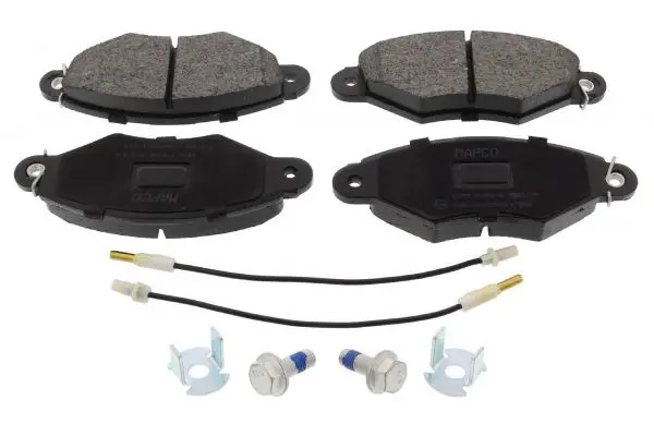 Handler.Part Brake pad set, disc brake MAPCO 6472 1