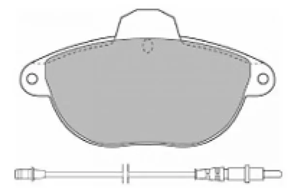 Handler.Part Brake pad set, disc brake MAPCO 6466 1