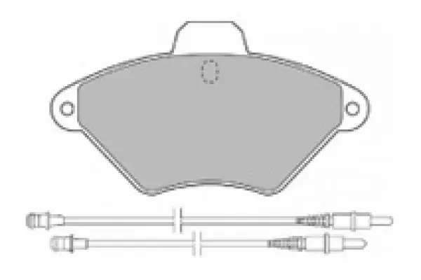 Handler.Part Brake pad set, disc brake MAPCO 6397 1