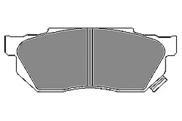 Handler.Part Brake pad set, disc brake MAPCO 6247 1