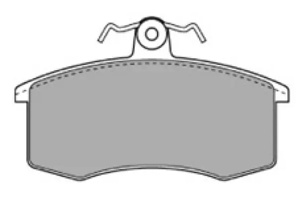 Handler.Part Brake pad set, disc brake MAPCO 6245 1