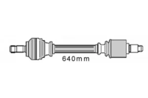 Handler.Part Drive shaft MAPCO 16408 1