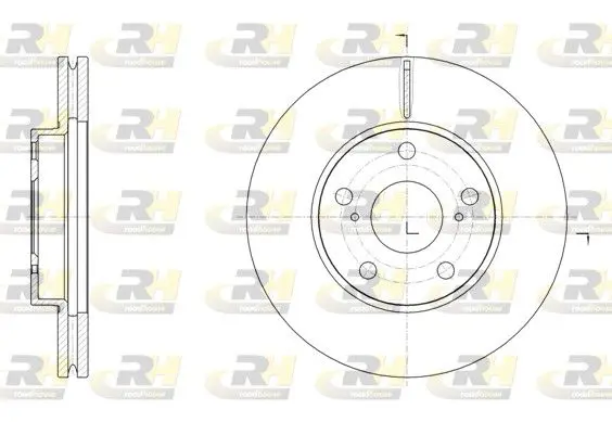 Handler.Part Brake disc ROADHOUSE 6153910 1