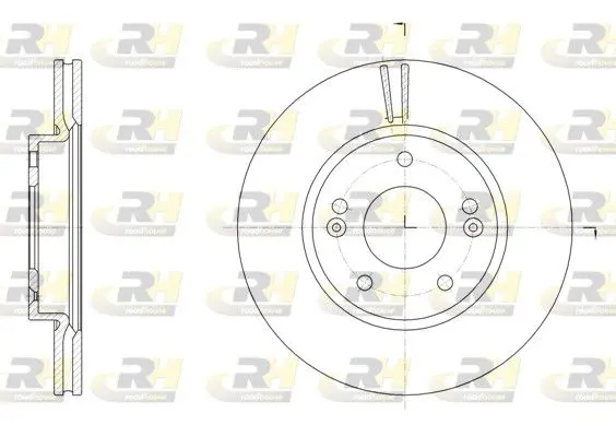 Handler.Part Brake disc ROADHOUSE 6150710 1