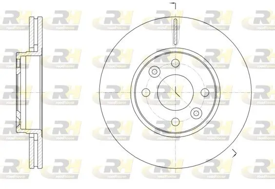 Handler.Part Brake disc ROADHOUSE 6147410 1